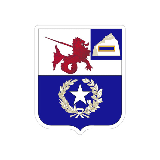 57th Infantry Regiment 2 (U.S. Army) REVERSE PRINT Transparent STICKER-6 Inch-The Sticker Space