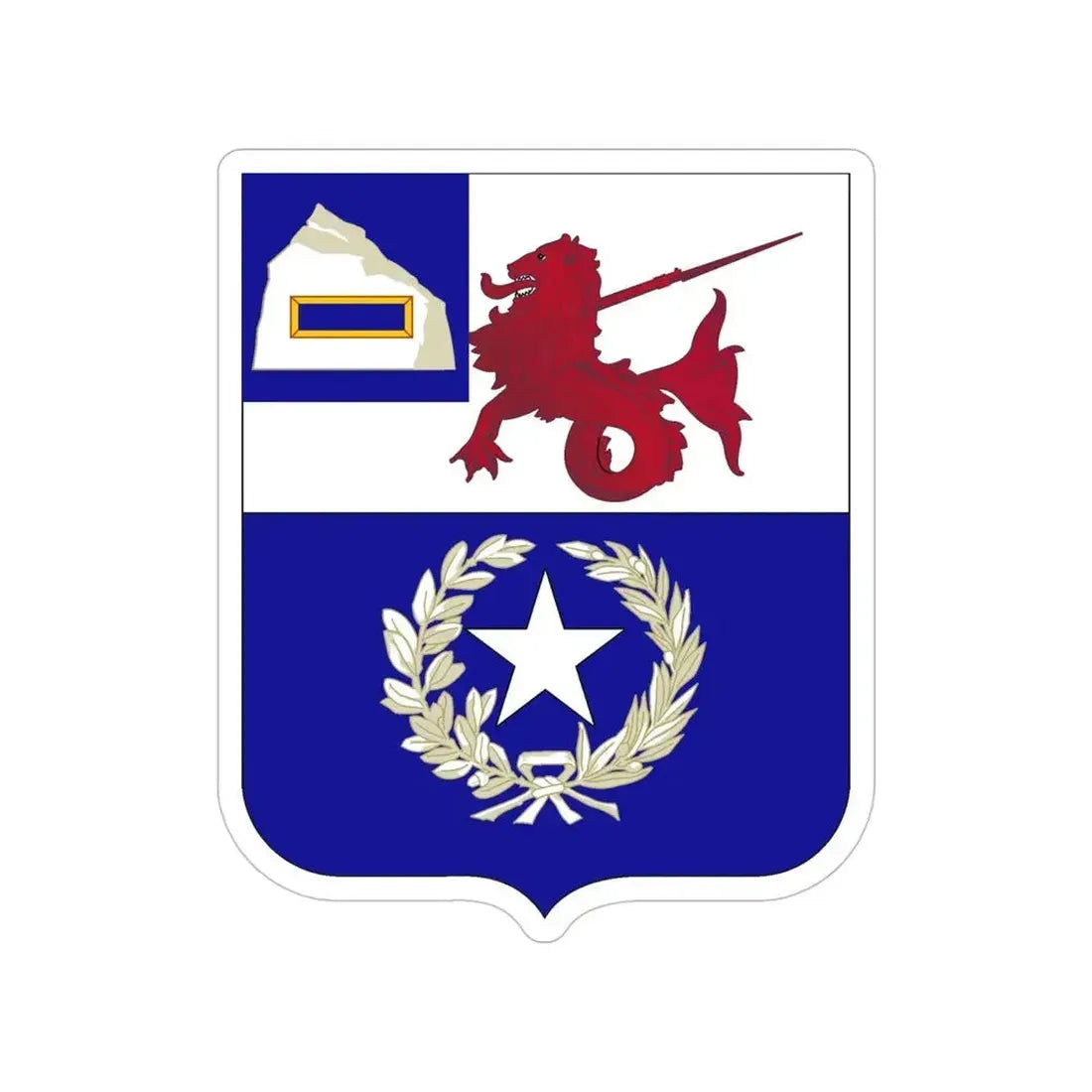 57th Infantry Regiment 2 (U.S. Army) Transparent STICKER Die-Cut Vinyl Decal 6 Inch - The Sticker Space
