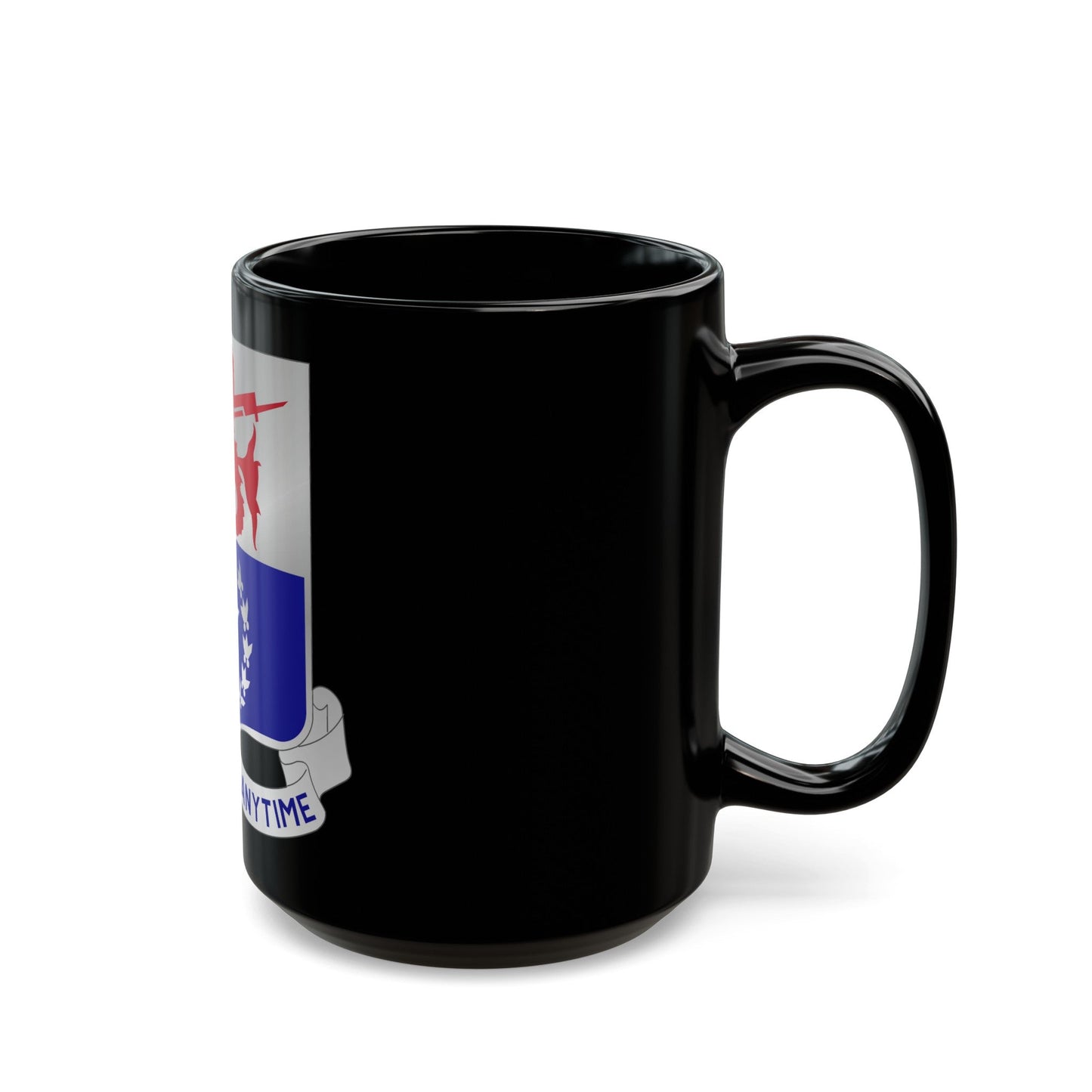 57th Infantry Regiment (U.S. Army) Black Coffee Mug-The Sticker Space