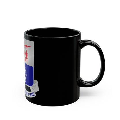 57th Infantry Regiment (U.S. Army) Black Coffee Mug-The Sticker Space