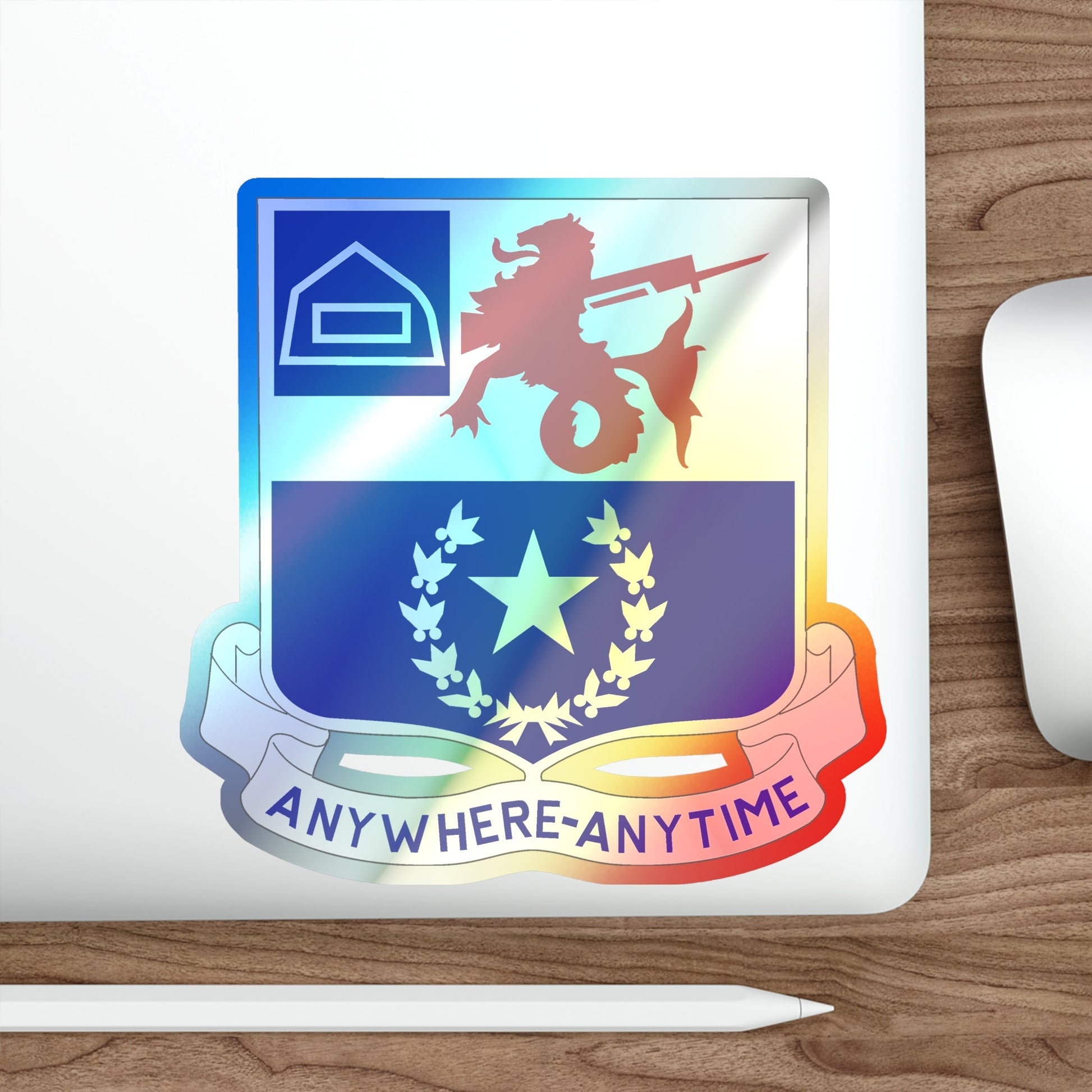 57th Infantry Regiment (U.S. Army) Holographic STICKER Die-Cut Vinyl Decal-The Sticker Space