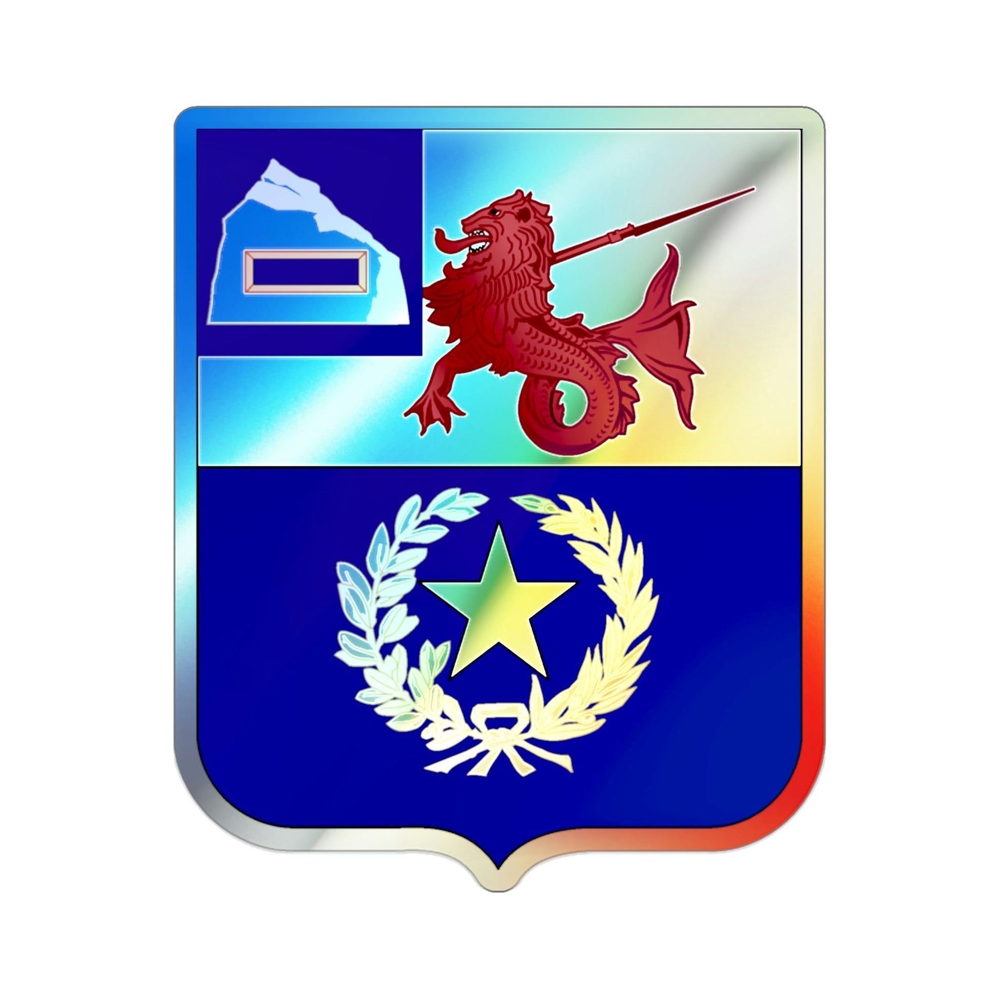 57th Infantry Regiment v2 (U.S. Army) Holographic STICKER Die-Cut Vinyl Decal-2 Inch-The Sticker Space