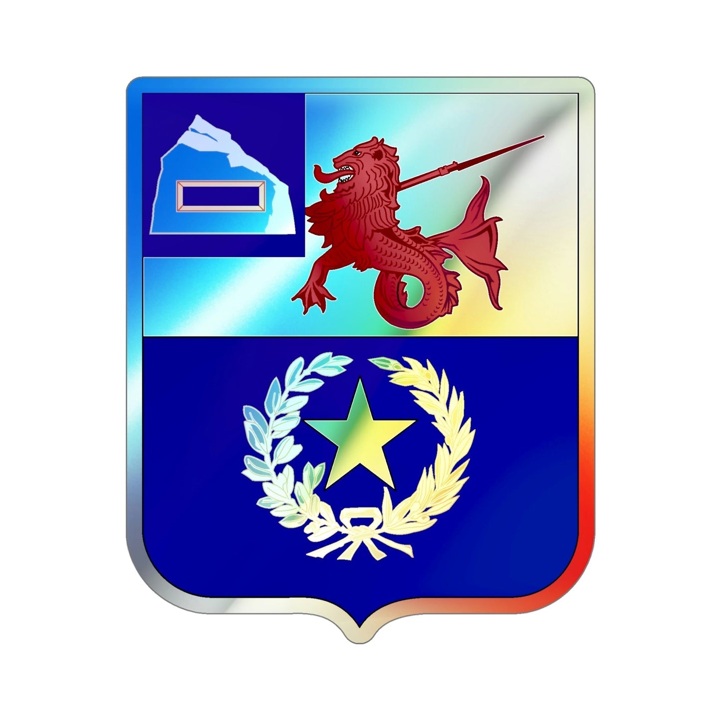 57th Infantry Regiment v2 (U.S. Army) Holographic STICKER Die-Cut Vinyl Decal-6 Inch-The Sticker Space