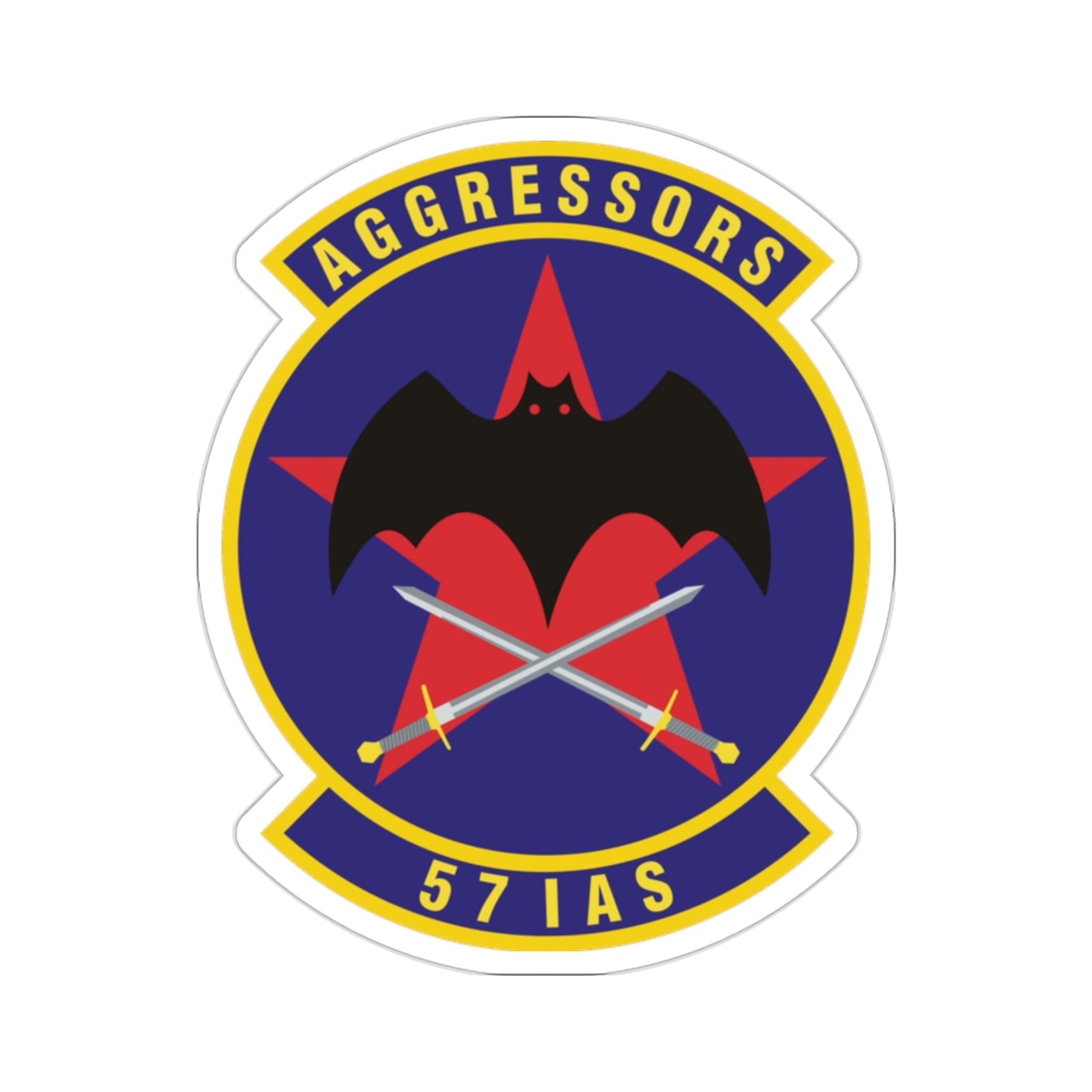 57th Information Aggressor Squadron (U.S. Air Force) STICKER Vinyl Die-Cut Decal-2 Inch-The Sticker Space