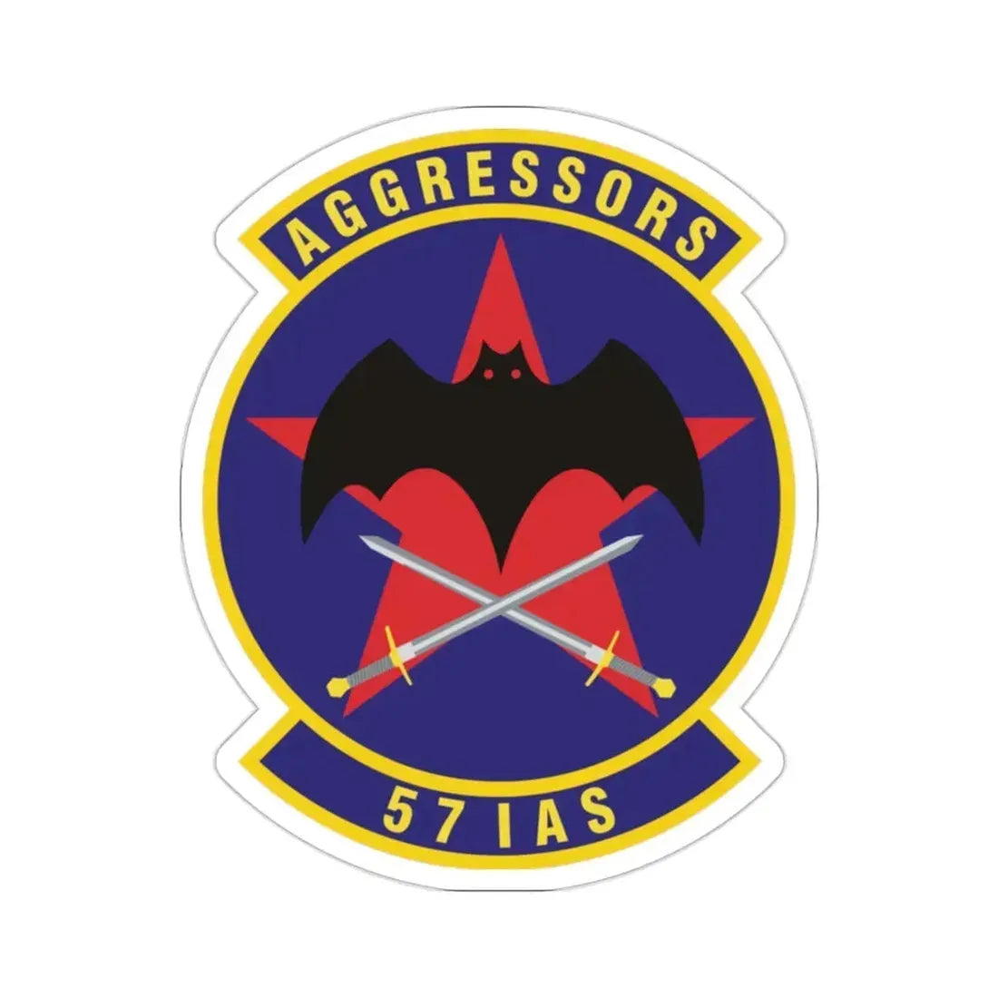 57th Information Aggressor Squadron (U.S. Air Force) STICKER Vinyl Die-Cut Decal 2 Inch - The Sticker Space