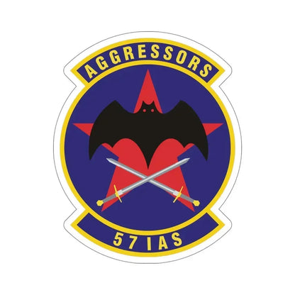 57th Information Aggressor Squadron (U.S. Air Force) STICKER Vinyl Die-Cut Decal 6 Inch - The Sticker Space