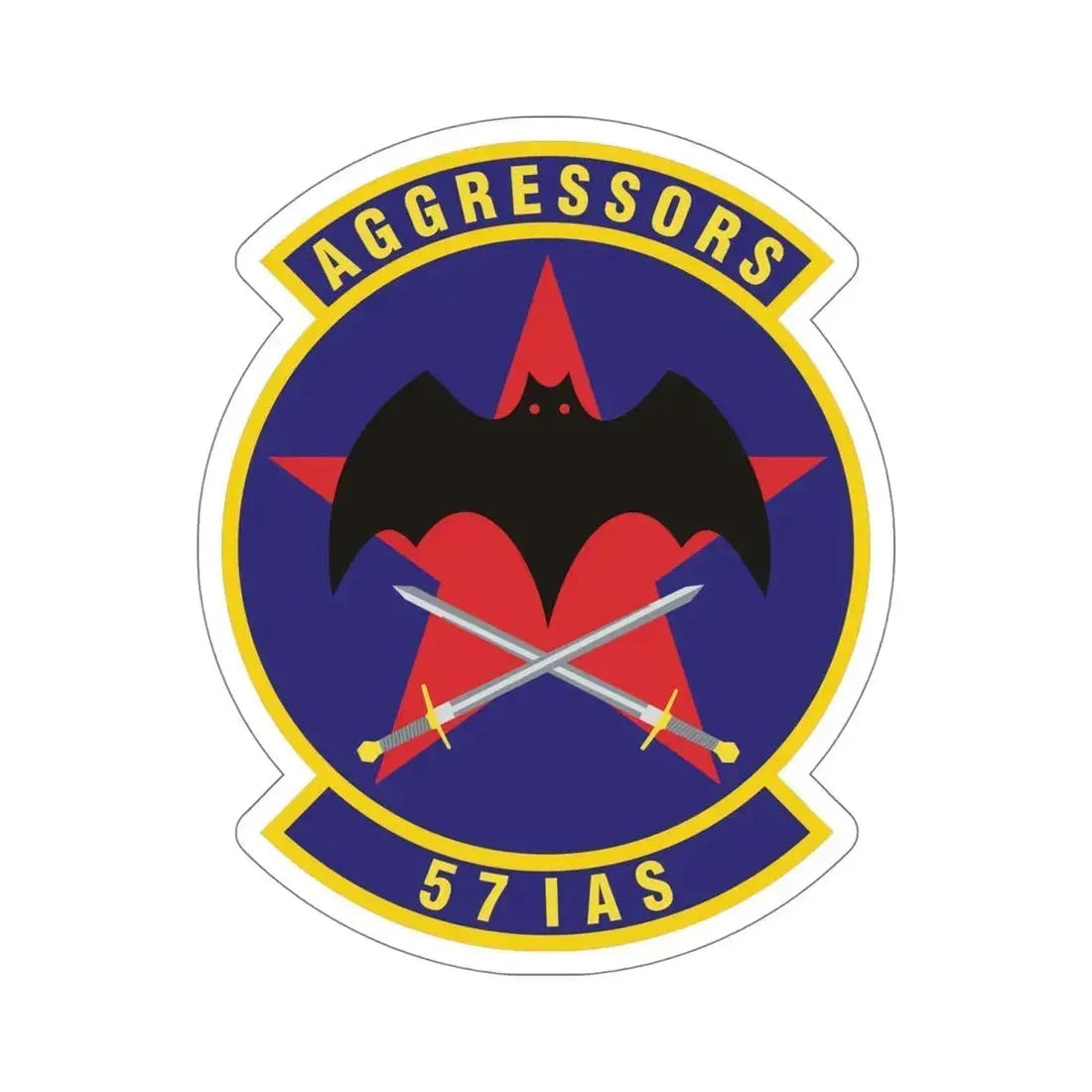 57th Information Aggressor Squadron (U.S. Air Force) STICKER Vinyl Die-Cut Decal - The Sticker Space