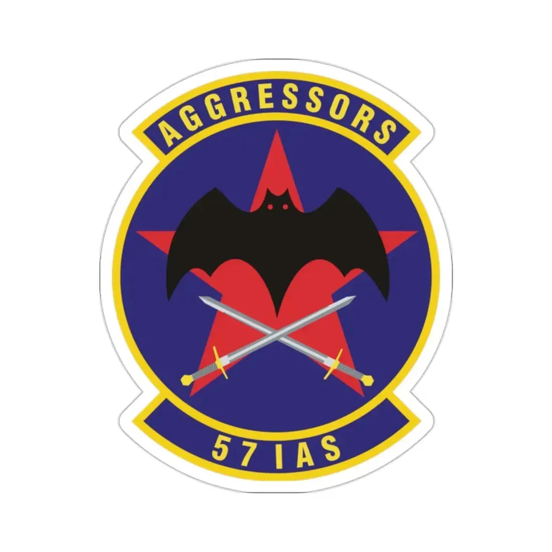 57th Information Aggressor Squadron (U.S. Air Force) STICKER Vinyl Die-Cut Decal - The Sticker Space