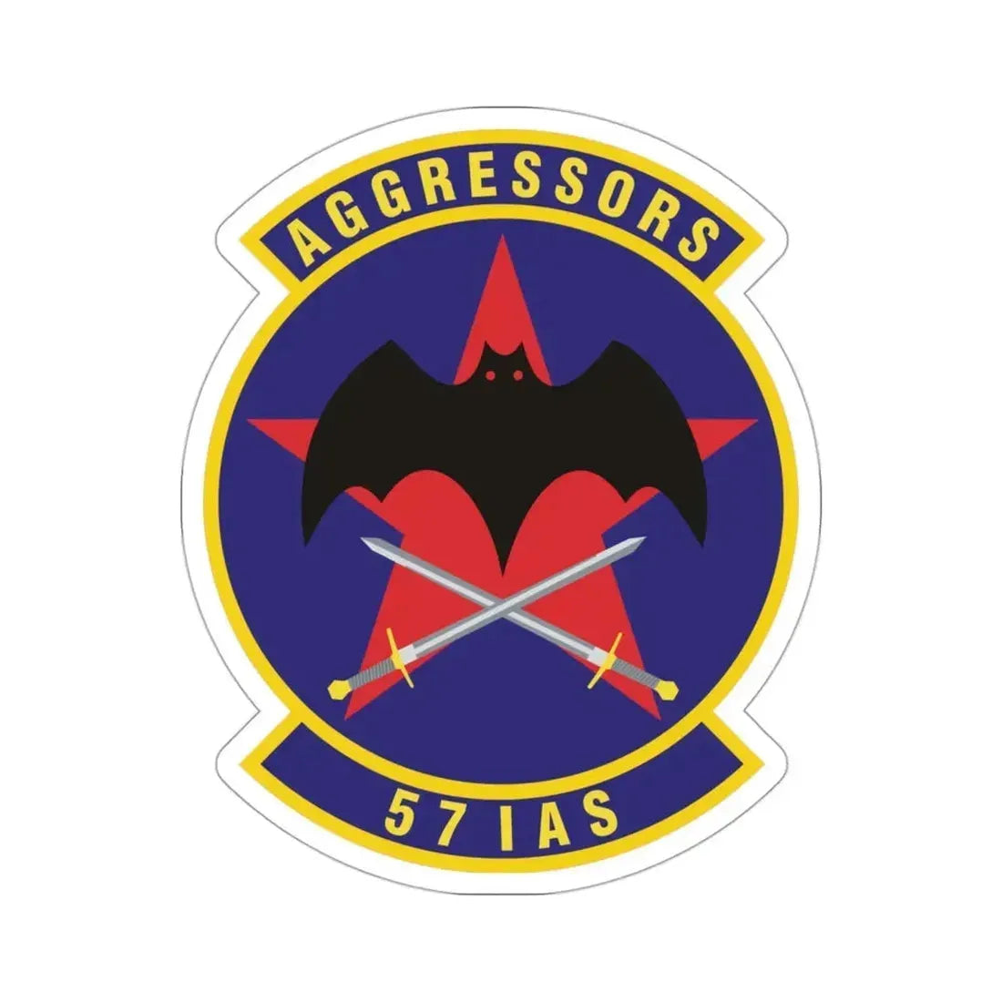 57th Information Aggressor Squadron (U.S. Air Force) STICKER Vinyl Die-Cut Decal - The Sticker Space