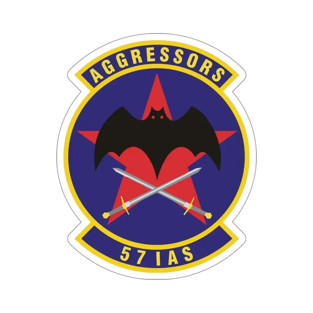 57th Information Aggressor Squadron (U.S. Air Force) STICKER Vinyl Die-Cut Decal - The Sticker Space