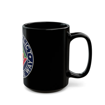 58 Air Traffic Control Battalion (U.S. Army) Black Coffee Mug-The Sticker Space