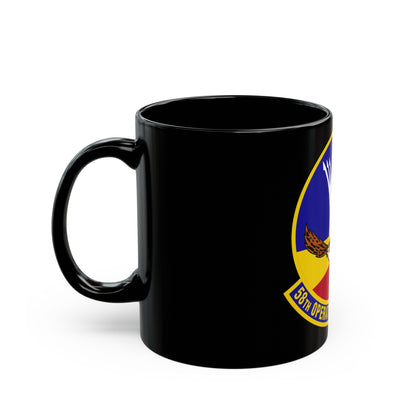 58 Operations Support Squadron AETC (U.S. Air Force) Black Coffee Mug-The Sticker Space