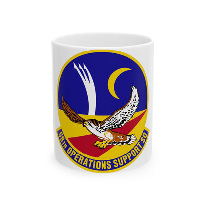 58 Operations Support Squadron AETC (U.S. Air Force) White Coffee Mug-11oz-The Sticker Space