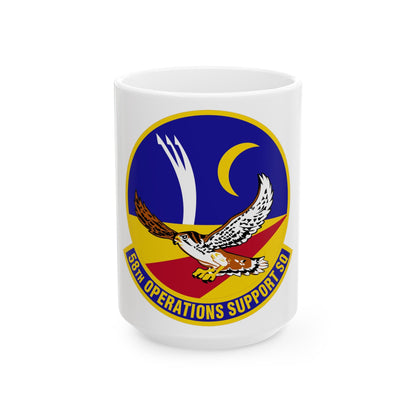 58 Operations Support Squadron AETC (U.S. Air Force) White Coffee Mug-15oz-The Sticker Space