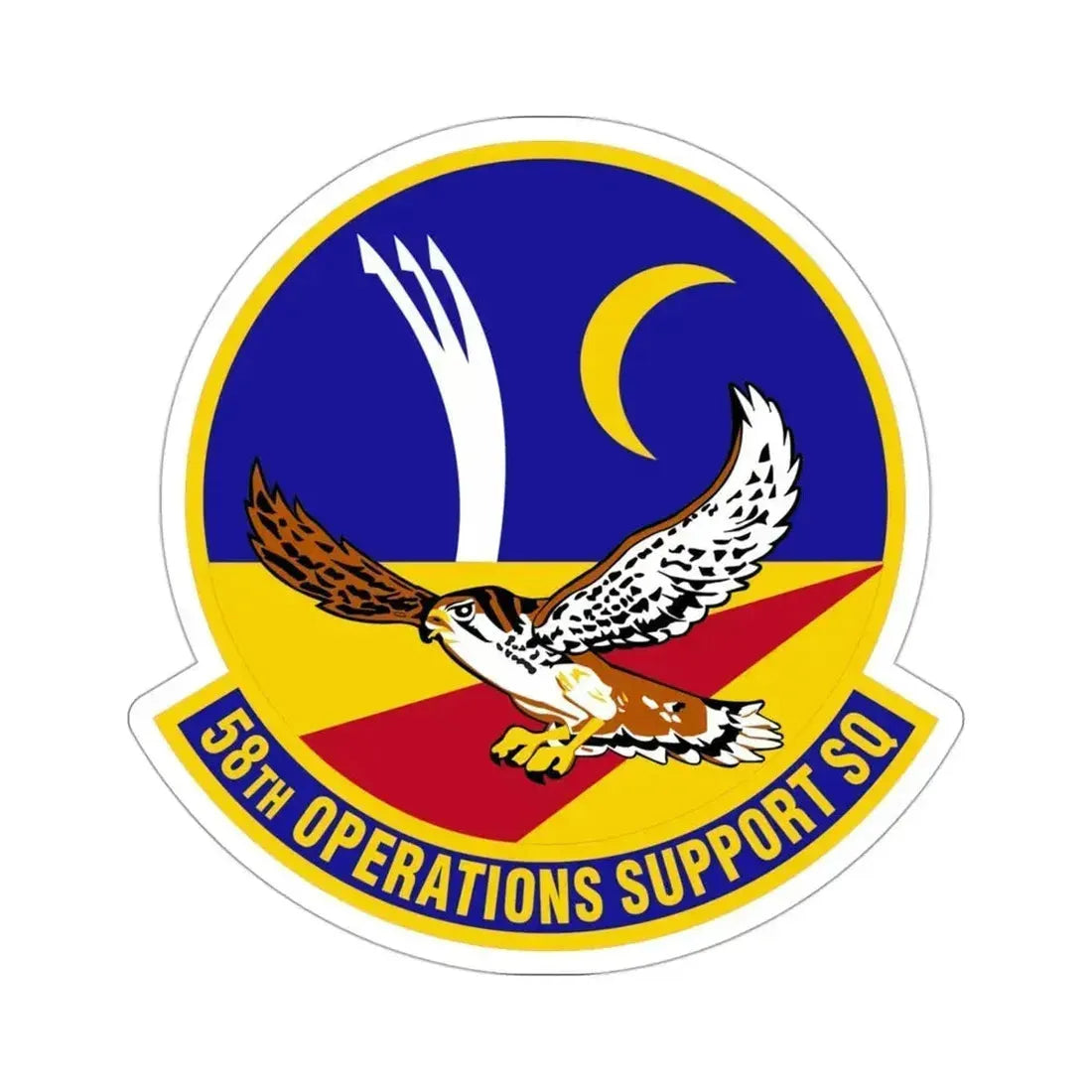 58 Operations Support Squadron AETC (U.S. Air Force) STICKER Vinyl Die-Cut Decal 3 Inch - The Sticker Space