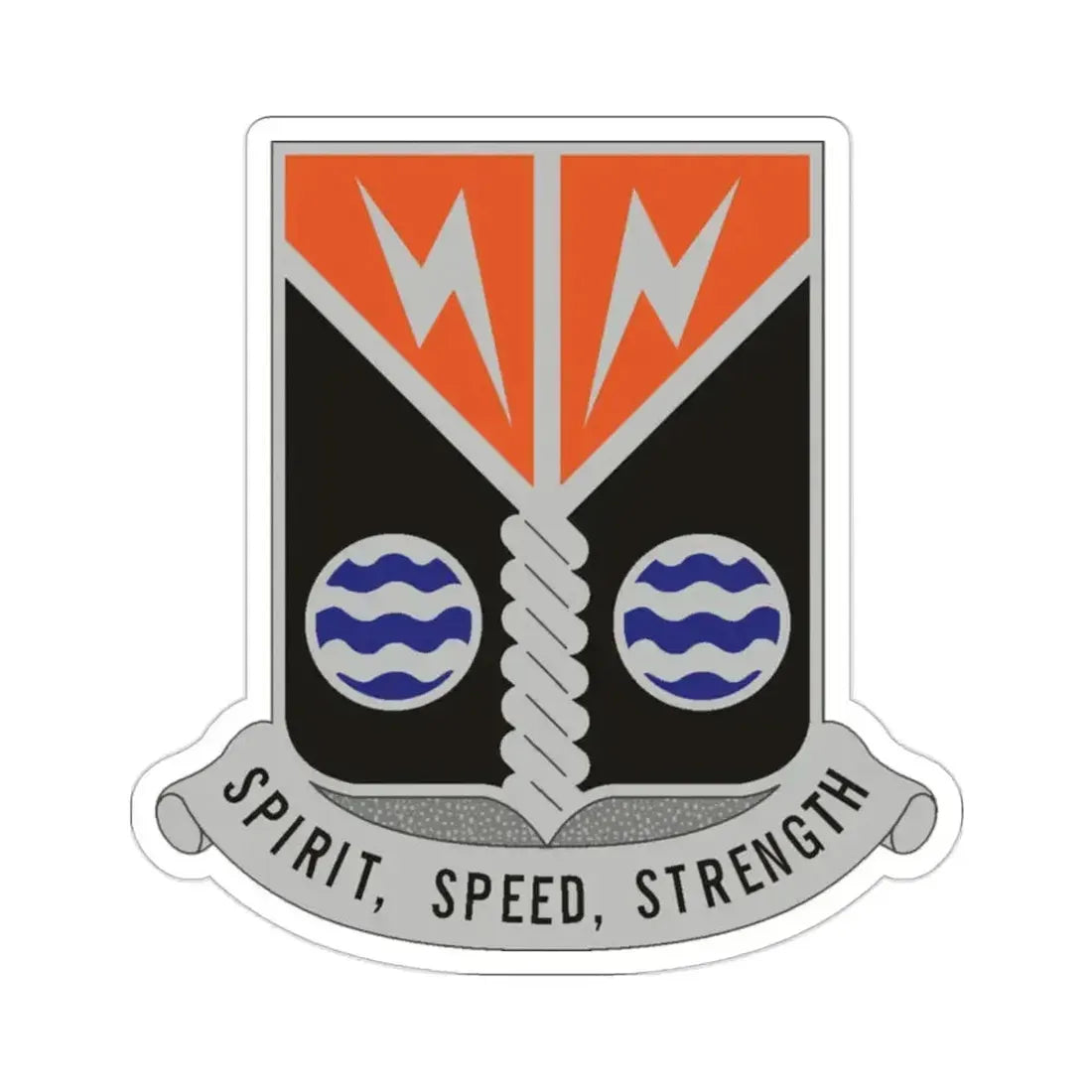 58 Signal Battalion (U.S. Army) STICKER Vinyl Die-Cut Decal 2 Inch - The Sticker Space