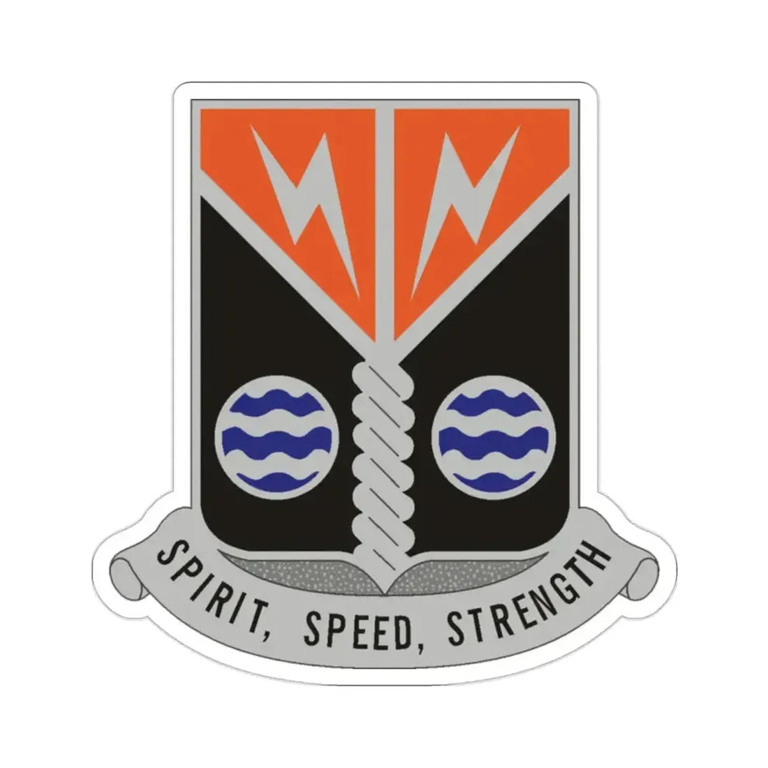 58 Signal Battalion (U.S. Army) STICKER Vinyl Die-Cut Decal 2 Inch - The Sticker Space