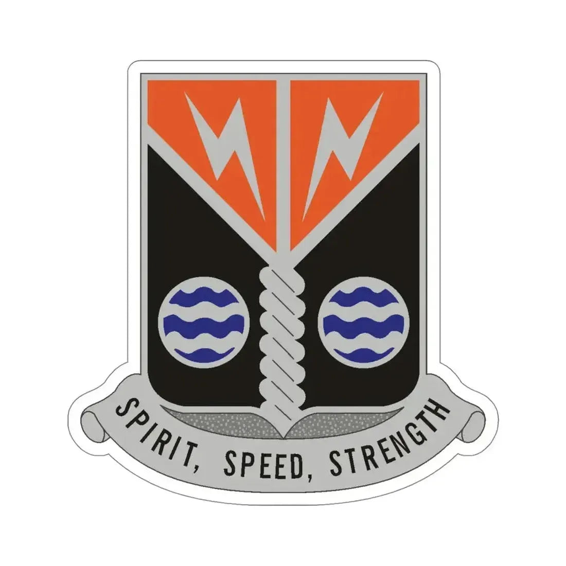 58 Signal Battalion (U.S. Army) STICKER Vinyl Die-Cut Decal 5 Inch - The Sticker Space