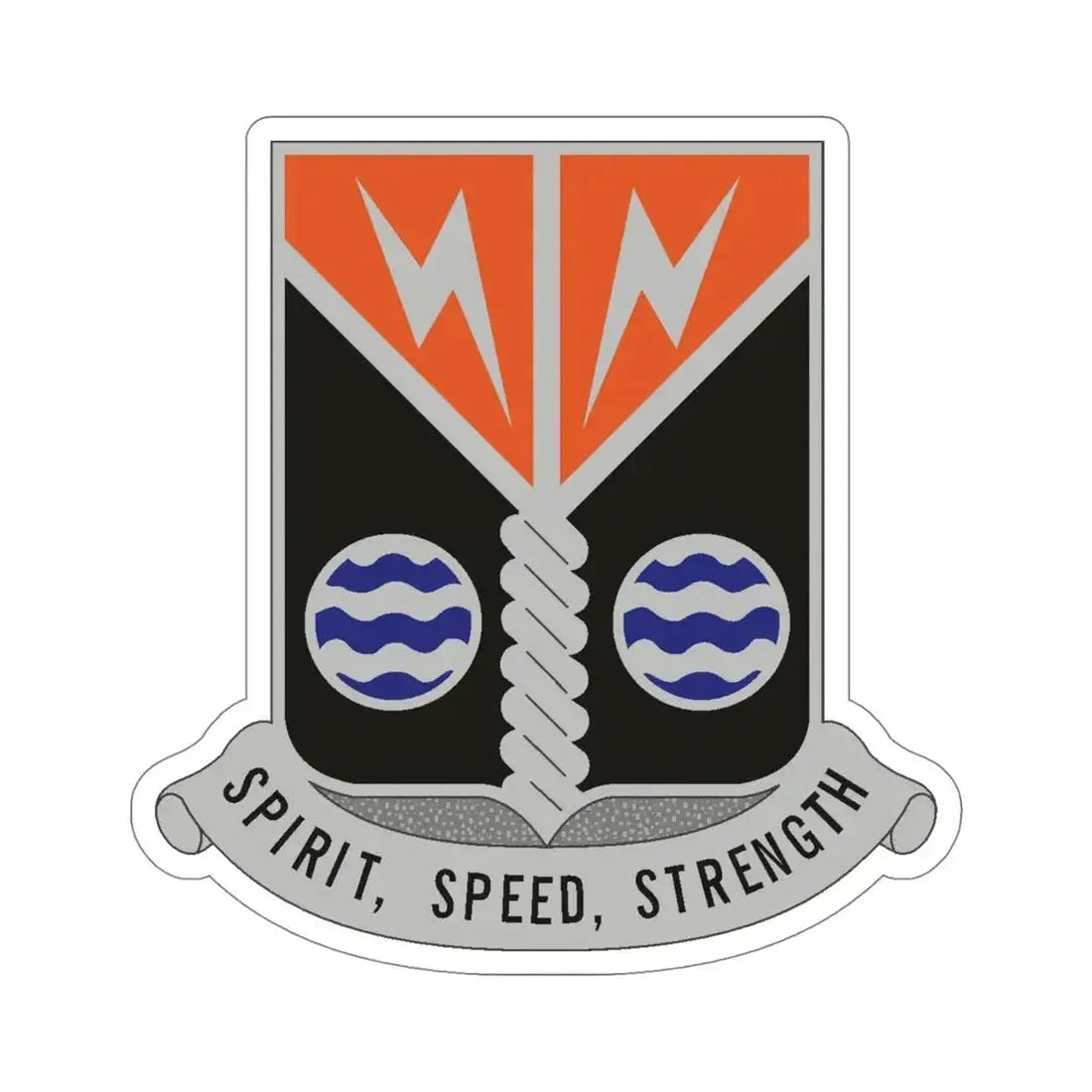 58 Signal Battalion (U.S. Army) STICKER Vinyl Die-Cut Decal 5 Inch - The Sticker Space