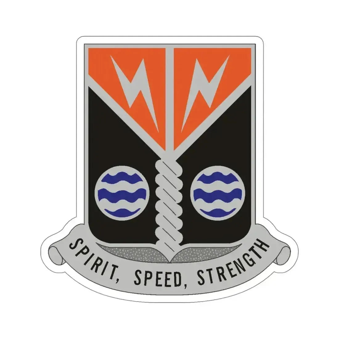 58 Signal Battalion (U.S. Army) STICKER Vinyl Die-Cut Decal 6 Inch - The Sticker Space