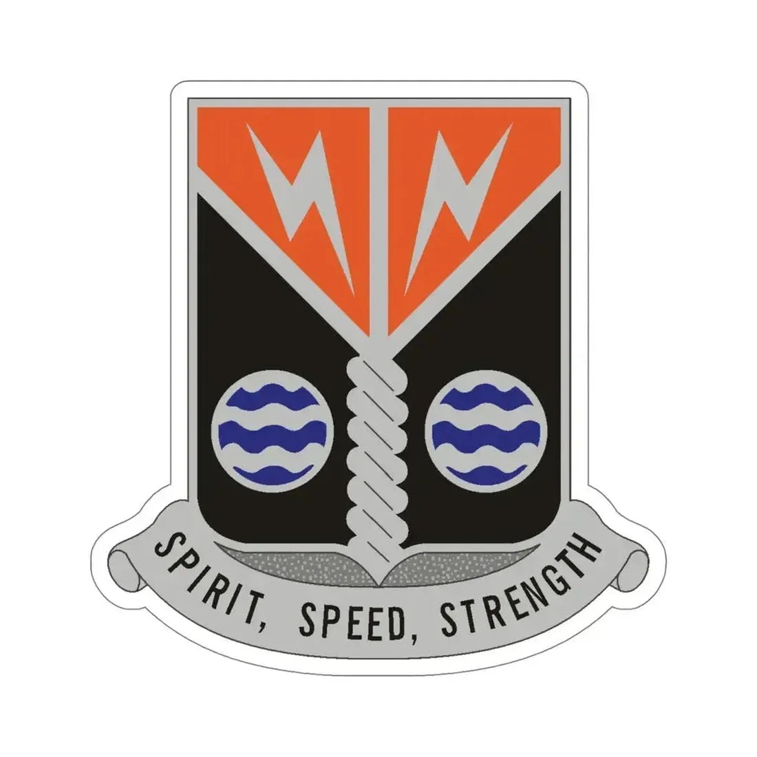 58 Signal Battalion (U.S. Army) STICKER Vinyl Die-Cut Decal 6 Inch - The Sticker Space