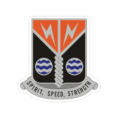 58 Signal Battalion (U.S. Army) Transparent STICKER Die-Cut Vinyl Decal 2 Inch - The Sticker Space