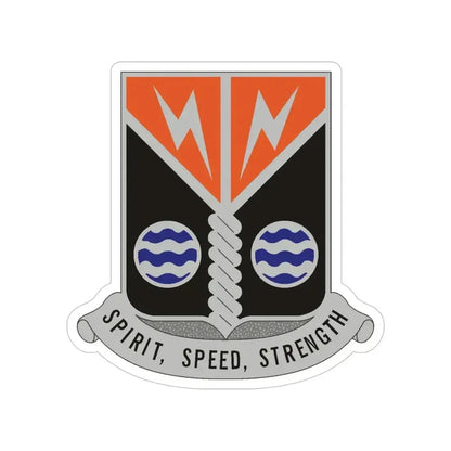 58 Signal Battalion (U.S. Army) Transparent STICKER Die-Cut Vinyl Decal 5 Inch - The Sticker Space