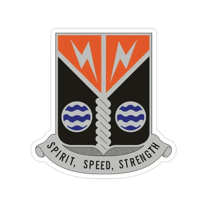 58 Signal Battalion (U.S. Army) Transparent STICKER Die-Cut Vinyl Decal 5 Inch - The Sticker Space