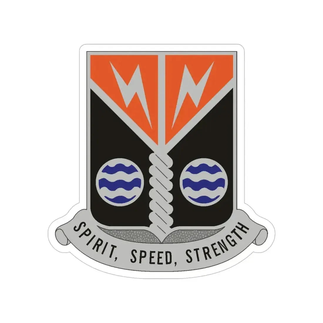58 Signal Battalion (U.S. Army) Transparent STICKER Die-Cut Vinyl Decal - The Sticker Space