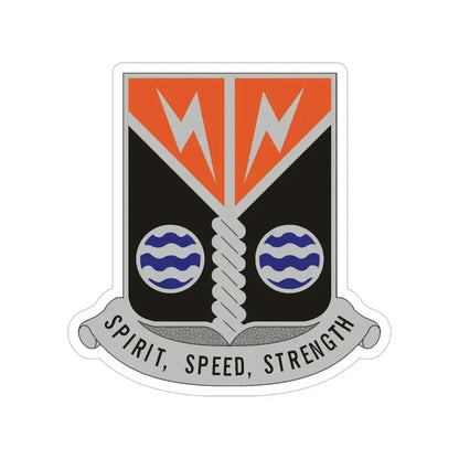 58 Signal Battalion (U.S. Army) Transparent STICKER Die-Cut Vinyl Decal - The Sticker Space