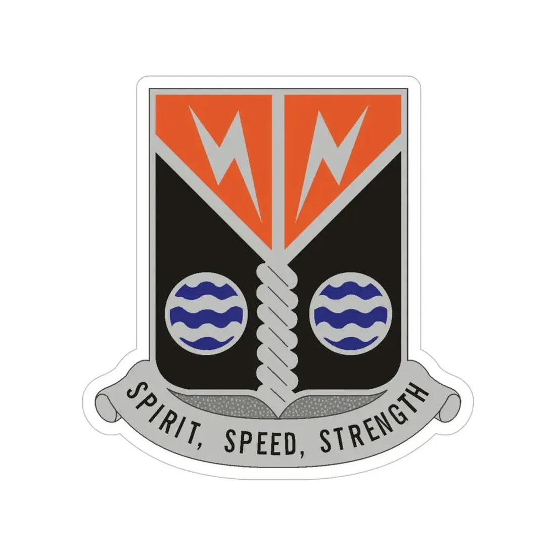 58 Signal Battalion (U.S. Army) Transparent STICKER Die-Cut Vinyl Decal - The Sticker Space