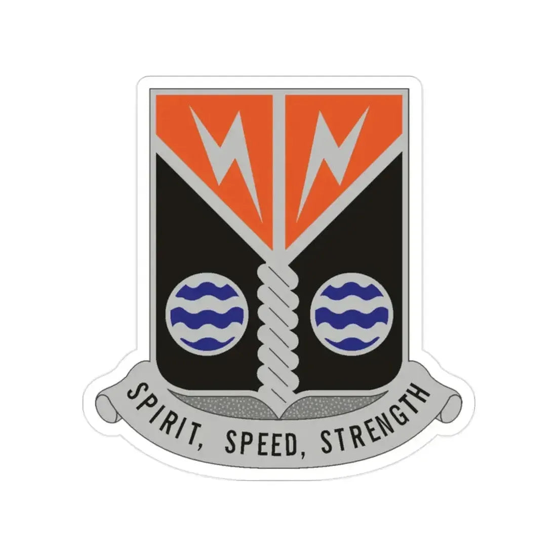 58 Signal Battalion (U.S. Army) Transparent STICKER Die-Cut Vinyl Decal - The Sticker Space