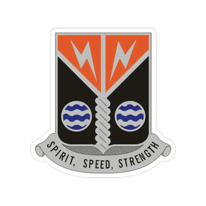 58 Signal Battalion (U.S. Army) Transparent STICKER Die-Cut Vinyl Decal - The Sticker Space