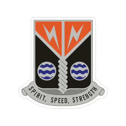 58 Signal Battalion (U.S. Army) Transparent STICKER Die-Cut Vinyl Decal - The Sticker Space
