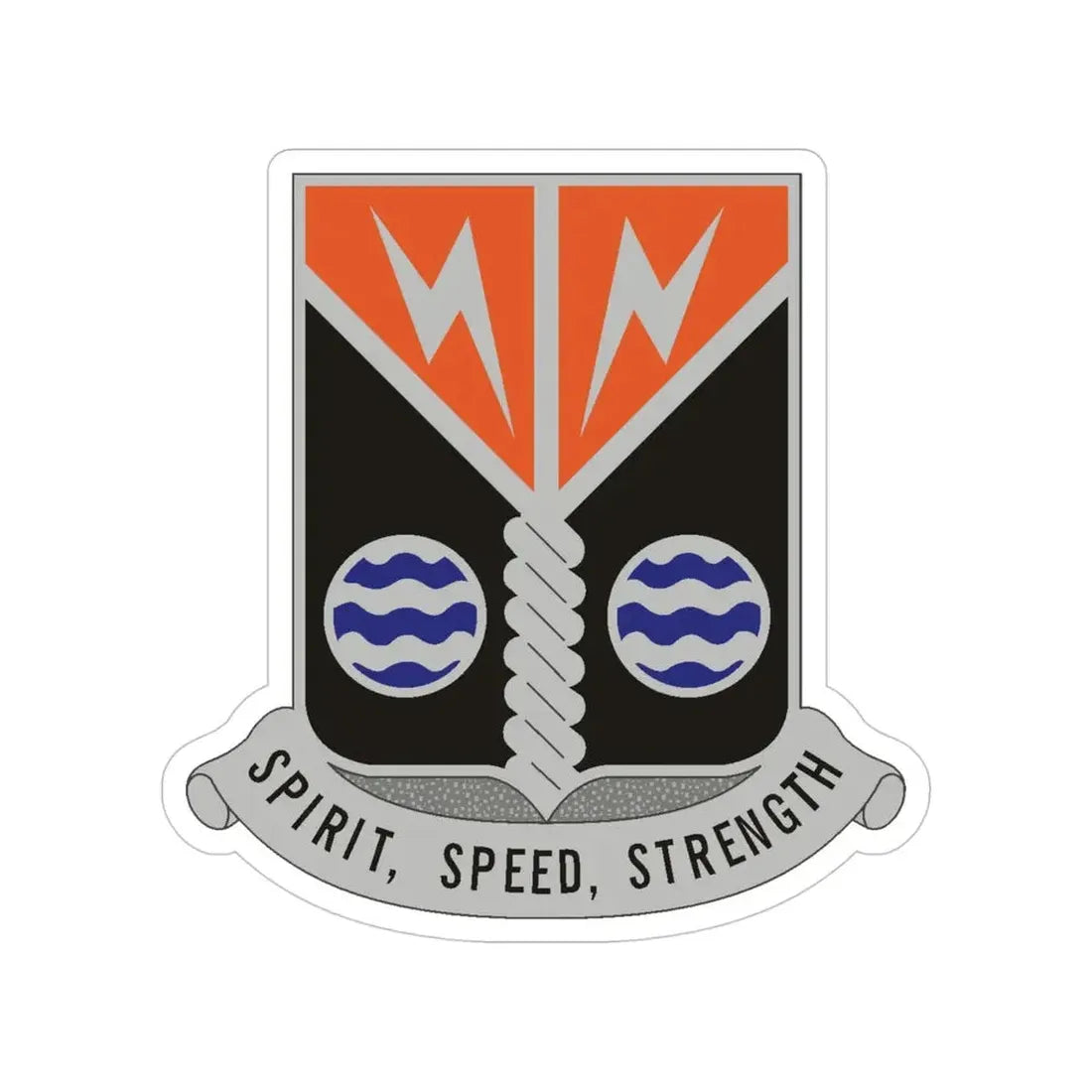 58 Signal Battalion (U.S. Army) Transparent STICKER Die-Cut Vinyl Decal - The Sticker Space