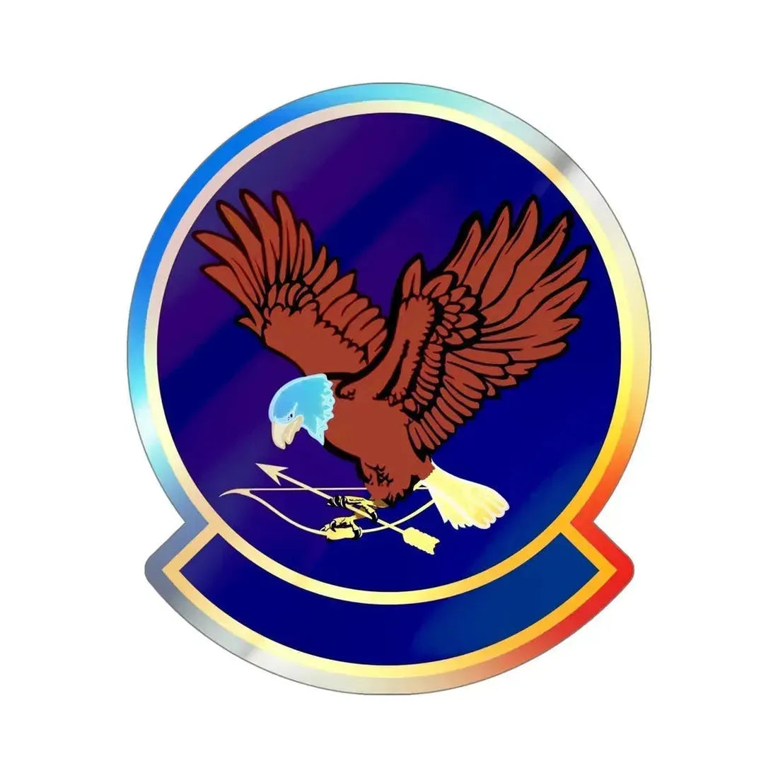 58 Training Squadron AETC (U.S. Air Force) Holographic STICKER Die-Cut Vinyl Decal 5 Inch Holographic - The Sticker Space