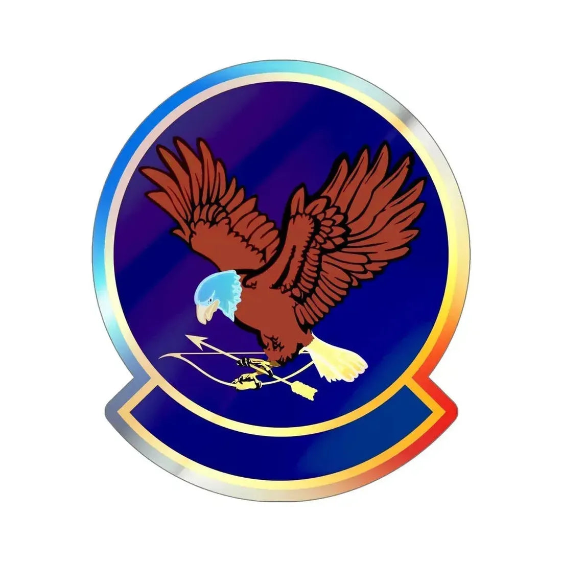 58 Training Squadron AETC (U.S. Air Force) Holographic STICKER Die-Cut Vinyl Decal 6 Inch Holographic - The Sticker Space