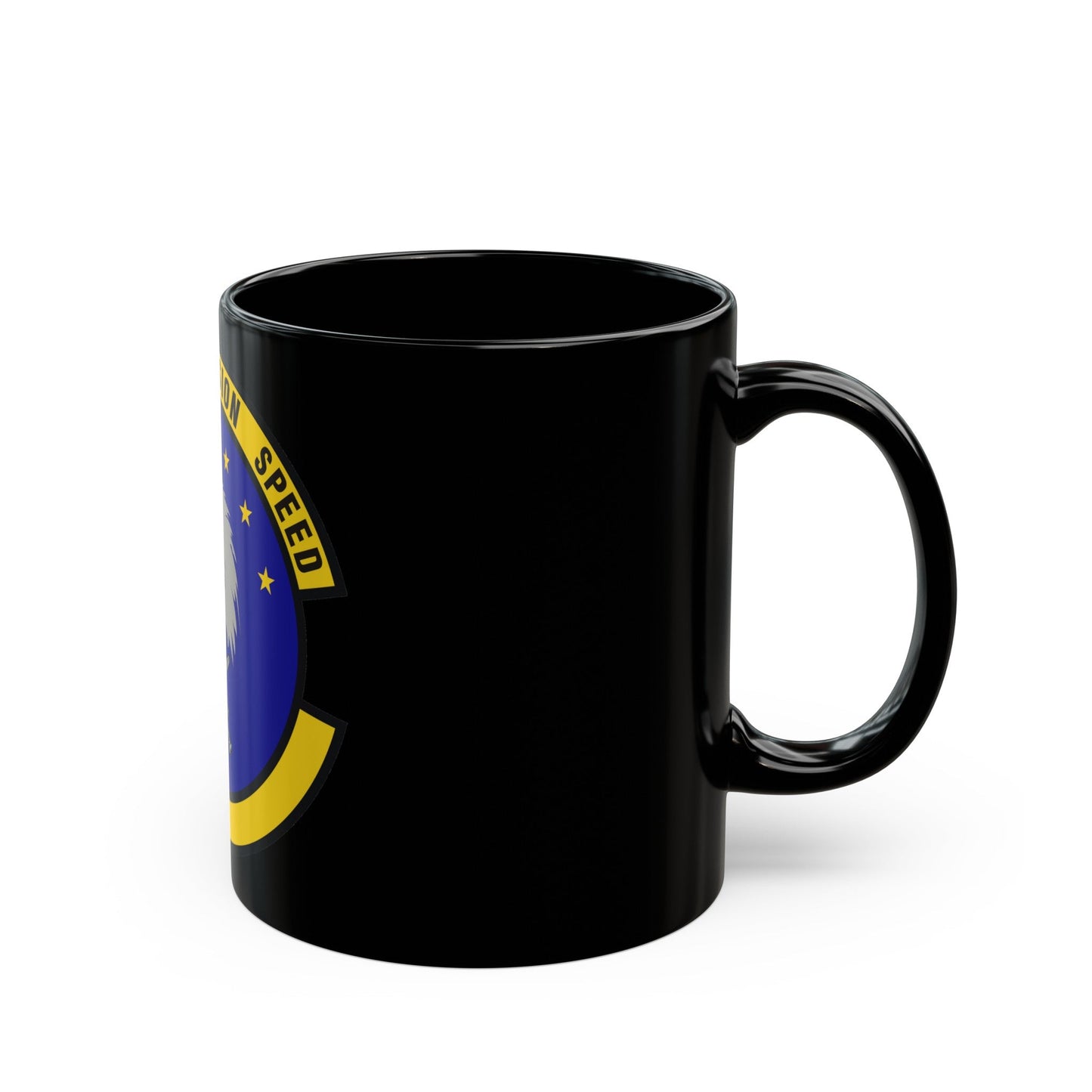 580 Software Engineering Squadron AFMC (U.S. Air Force) Black Coffee Mug-The Sticker Space