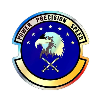 580 Software Engineering Squadron AFMC (U.S. Air Force) Holographic STICKER Die-Cut Vinyl Decal - The Sticker Space