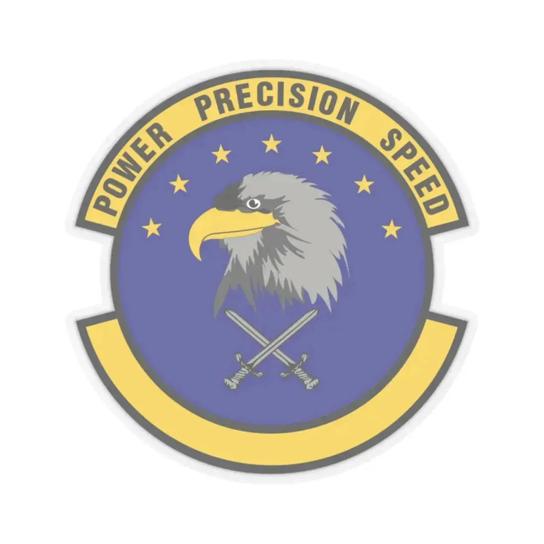 580 Software Engineering Squadron AFMC (U.S. Air Force) STICKER Vinyl Kiss-Cut Decal 2 Inch Transparent - The Sticker Space