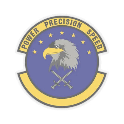 580 Software Engineering Squadron AFMC (U.S. Air Force) STICKER Vinyl Kiss-Cut Decal 2 Inch Transparent - The Sticker Space