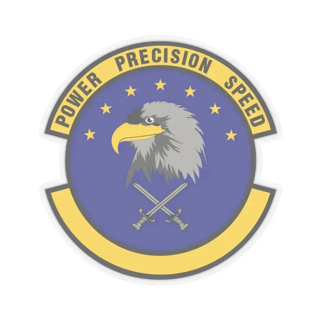 580 Software Engineering Squadron AFMC (U.S. Air Force) STICKER Vinyl Kiss-Cut Decal 3 Inch Transparent - The Sticker Space