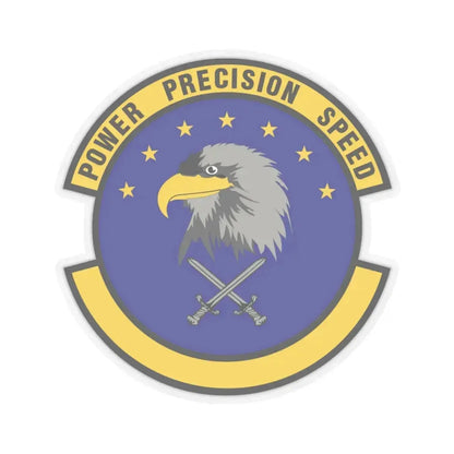 580 Software Engineering Squadron AFMC (U.S. Air Force) STICKER Vinyl Kiss-Cut Decal 3 Inch Transparent - The Sticker Space