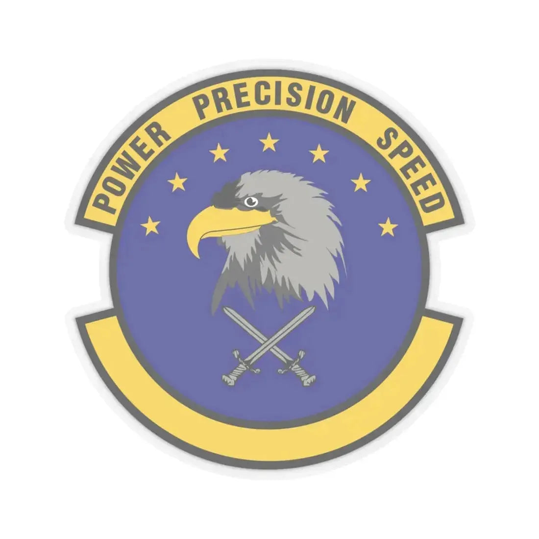 580 Software Engineering Squadron AFMC (U.S. Air Force) STICKER Vinyl Kiss-Cut Decal 4 Inch Transparent - The Sticker Space