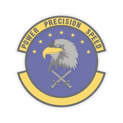 580 Software Engineering Squadron AFMC (U.S. Air Force) STICKER Vinyl Kiss-Cut Decal 4 Inch Transparent - The Sticker Space