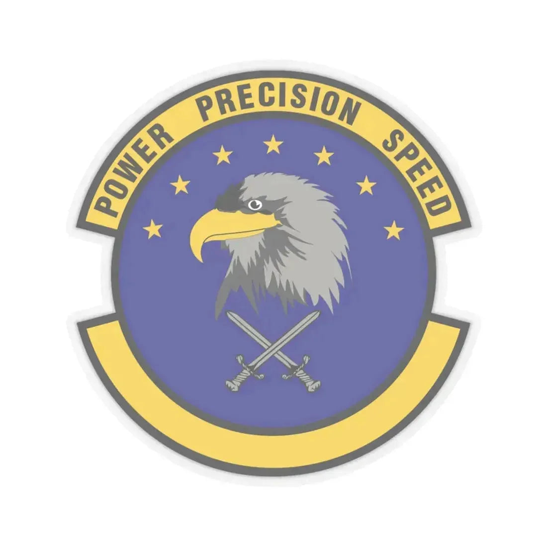 580 Software Engineering Squadron AFMC (U.S. Air Force) STICKER Vinyl Kiss-Cut Decal 6 Inch Transparent - The Sticker Space