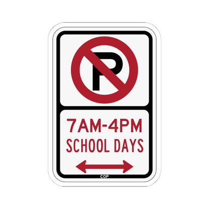 PBOT Road sign P1600D (Oregon) (Road Sign) STICKER Vinyl Kiss-Cut Decal