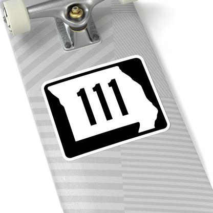 MO-111 (Missouri) (Road Sign) STICKER Vinyl Kiss-Cut Decal