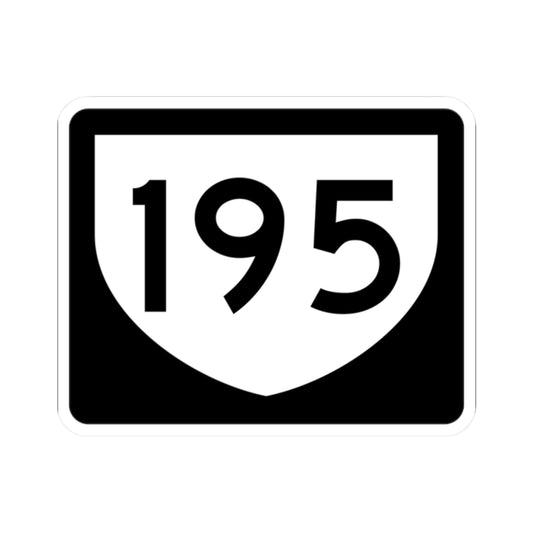 PR urban primary 195 (Puerto Rico) (Road Sign) STICKER Vinyl Kiss-Cut Decal