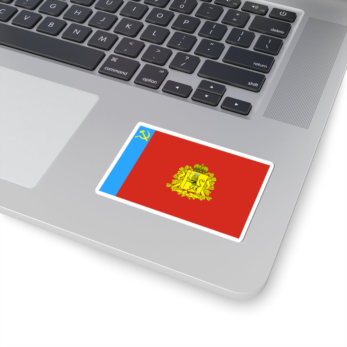 Flag of Vladimir Oblast (Russia) STICKER Vinyl Kiss-Cut Decal